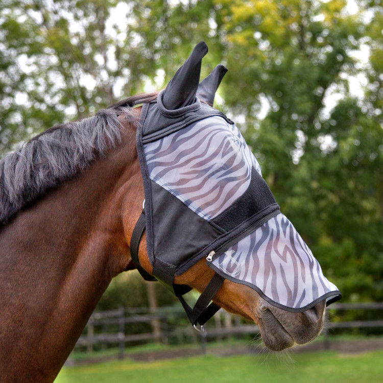 Vliegenmasker Zebra Horze Vliegenmasker Zebra Horze