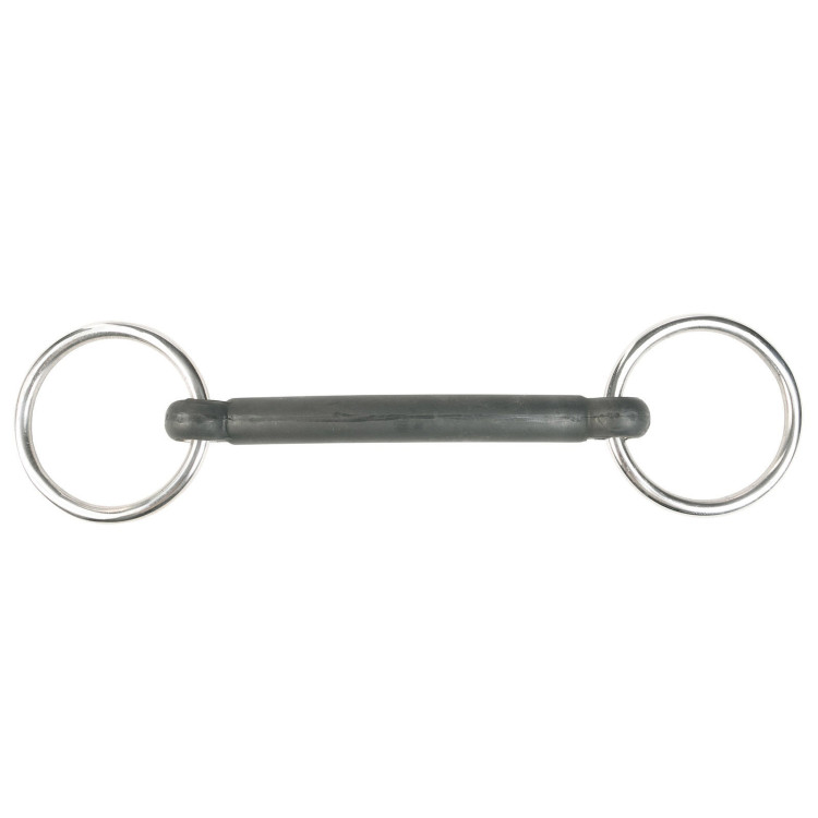Rubber bit met ringen Chantilly Horze