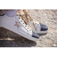 Sneakers Pénélope Neptune Wit / marineblauw