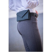 Phone Pocket Pénélope perforatieleer zwart Phone Pocket Pénélope perforatieleer zwart