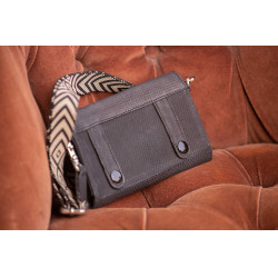 Pochette Pénélope New phone pocket geperforeerd Marine Marineblauw