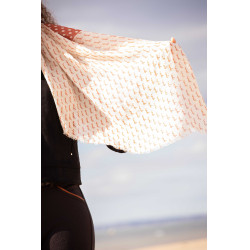 Stola Alix Pénélope Ecru / roestkleurig Wit Stola Alix Pénélope Ecru / roestkleurig Wit