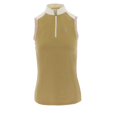 Polo Equithème jersey zonder mouwen
