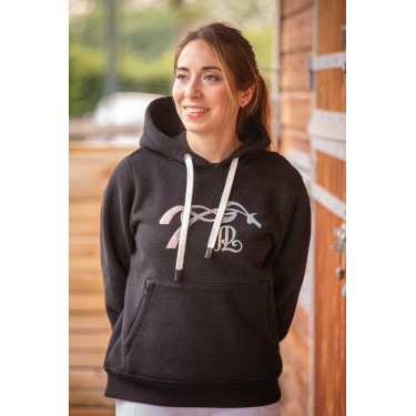 Sudadera PENELOPE - Funny Zwart Sudadera PENELOPE - Funny Zwart