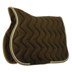 Zadeldek Equithème Polyfun Chocolade / taupe Bruin Zadeldek Equithème Polyfun Chocolade / taupe Bruin