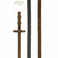 Teugels NT Extra Grip Stübben met rubberen binnenkant Hunter Zilver ebbenhout Teugels NT Extra Grip Stübben met rubberen binnenkant Hunter Zilver ebbenhout