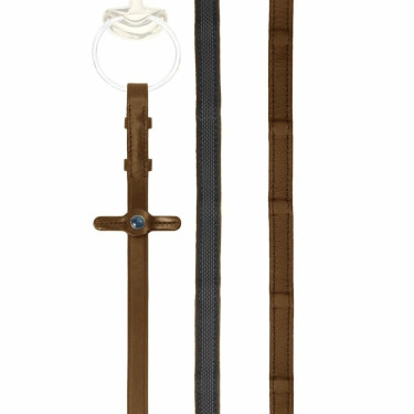 Teugels NT Extra Grip Stübben met rubberen binnenkant Hunter Zilver ebbenhout