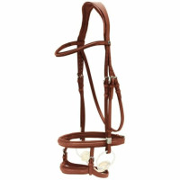Neusriem tandem Stübben 2700 Redwood / zilveren redwood Neusriem tandem Stübben 2700 Redwood / zilveren redwood
