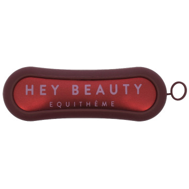 Kopborstel Equithème Ik hou van je Bordeaux Kopborstel Equithème Ik hou van je Bordeaux