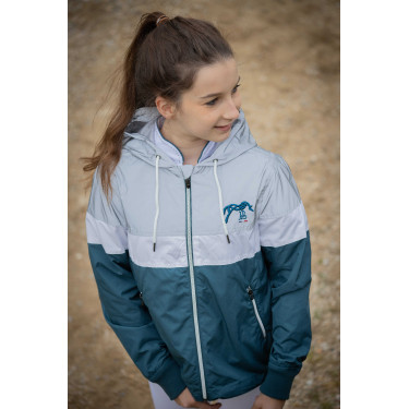 Blouson Pénélope Celecce Eendenblauw