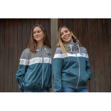 Blouson Pénélope Celecce Eendenblauw