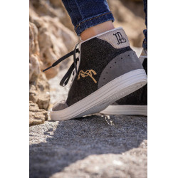 Sneakers Jupiter High Top Pénélope Zwart / grijs Sneakers Jupiter High Top Pénélope Zwart / grijs