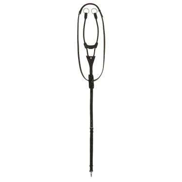 Elastische martingaal met ringen Norton Pro Zwart Elastische martingaal met ringen Norton Pro Zwart