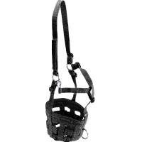 Nylon muilkorf Zwart