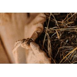 Hooinet Hippotonic Natuurlijk Beige / zwart Hooinet Hippotonic Natuurlijk Beige / zwart