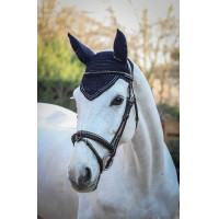 Paardenoornet New Strass Pénélope Marineblauw
