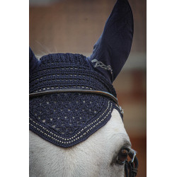 Paardenoornet New Strass Pénélope Marineblauw