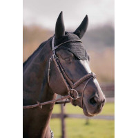 Oornetje voor paarden Pénélope Soundless Strass Zwart