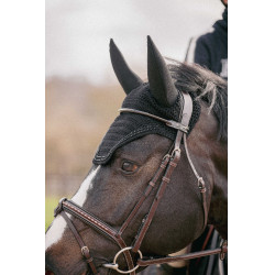 Oornetje voor paarden Pénélope Soundless Strass Zwart