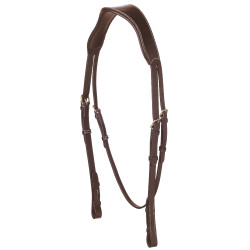 Brede anatomische kopstuk Eric Thomas Pro Havana Bruin Brede anatomische kopstuk Eric Thomas Pro Havana Bruin