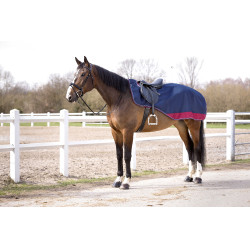 Zadeldeken Equithème Tyrex 1200D met fleecevoering