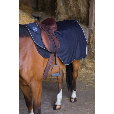 Waterdichte fleecegevoerde staldeken Riding World Zwart Waterdichte fleecegevoerde staldeken Riding World Zwart