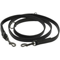Hondenriem Equithème Vortex Zwart