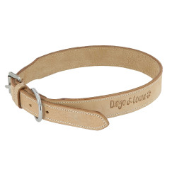 Leren halsband Diego & Louna voor honden