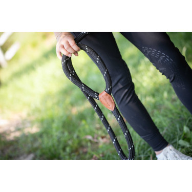 Laat Pénélope Billie Zwart / lurex