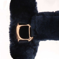 Halster Equithème Teddy roségoud Marineblauw