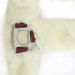 Halster Equithème Teddy Bordeaux / écru