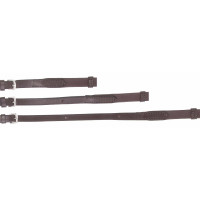 Ultragrijp teugels met T-stops van T Donker Havana Bruin Ultragrijp teugels met T-stops van T Donker Havana Bruin