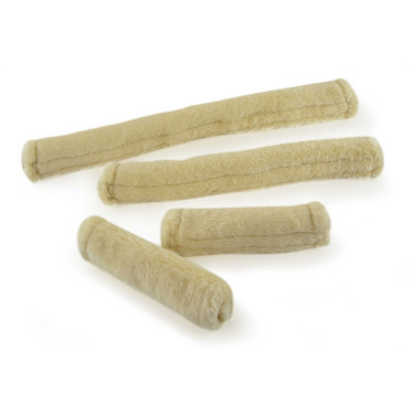 Set hoes voor synthetisch halster Ecru Beige