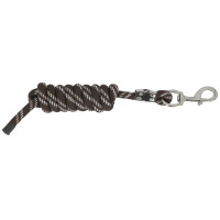 Longe Norton dik touw Choco / beige / wit
