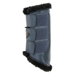 Gesloten peesbeschermers Equithème French Touch Marineblauw