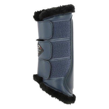 Gesloten peesbeschermers Equithème French Touch Marineblauw