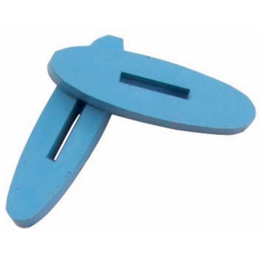 Rubberen T-stoppers T van T Lichtblauw