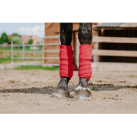 Polo bandages Equithème per 4 Zwart