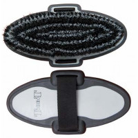 Tweegekleurde zachte borstel T van T Bordeaux / roze