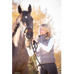 Mouwloze bodywarmer Pénélope Anouck Grijs
