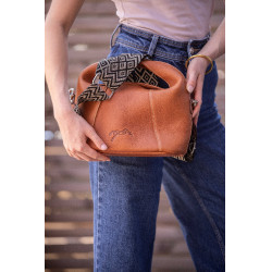 Tas Pénélope Agathe Cognac Bruin