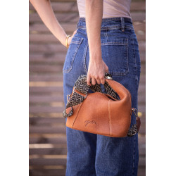 Tas Pénélope Agathe Cognac Bruin