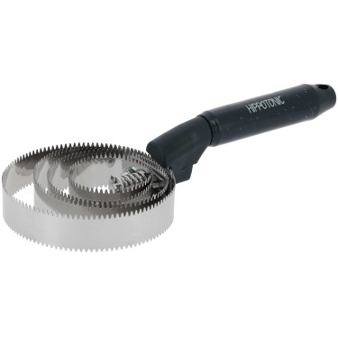 Ronde metalen rosborstel Hippotonic Glitter Blauw Ronde metalen rosborstel Hippotonic Glitter Blauw