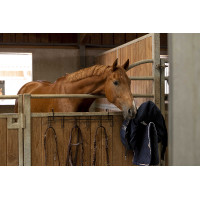 Hippotonic hoofdstelhanger 6 plaatsen, met haken Zwart