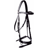 Bridon Klimt T de T gecombineerde neusriem Zwart