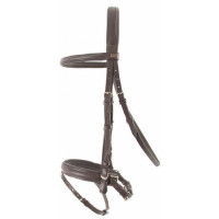 Bridon T de T neusriem Pull-back Donker Havana Bruin Bridon T de T neusriem Pull-back Donker Havana Bruin