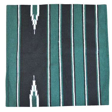 Westride Navajo Teppich Baumwolle/Acryl Groen / zwart / wit