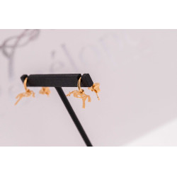 Oorringen Créoles Pénélope Léonie Goudkleurig