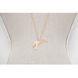 Penelope Angèle halsketting Goudkleurig