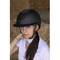 Equithème Airy L Helm Hemels zwart / zwart Equithème Airy L Helm Hemels zwart / zwart